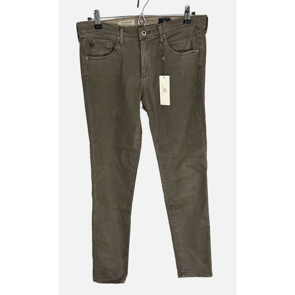 NEW AG Adriano Goldschmied Brown Jeans Women's Size 29 R The Legging Ankle $245 - Picture 1 of 16